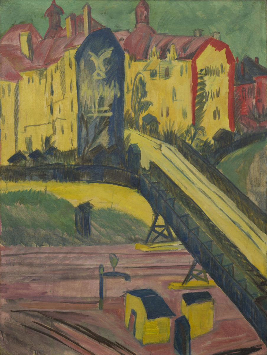 "View From the Window" by Ernst Ludwig Kirchner (1914)